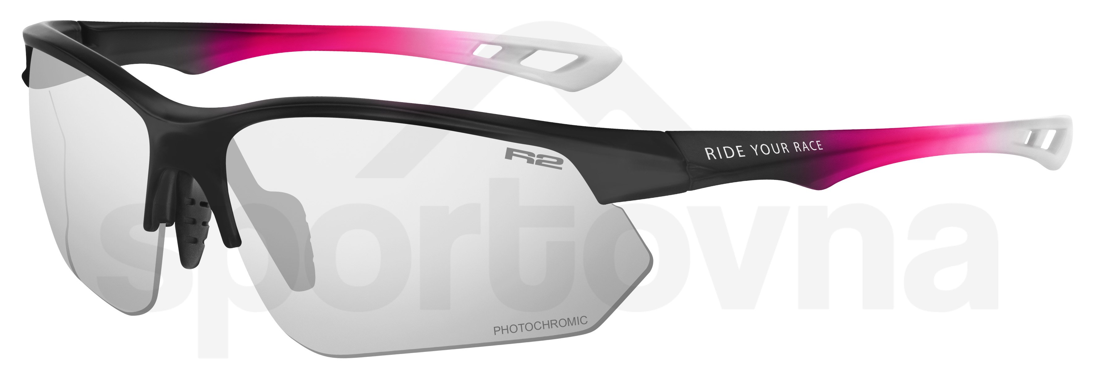 Sportovní brýle R2 Drop - černá/růžová