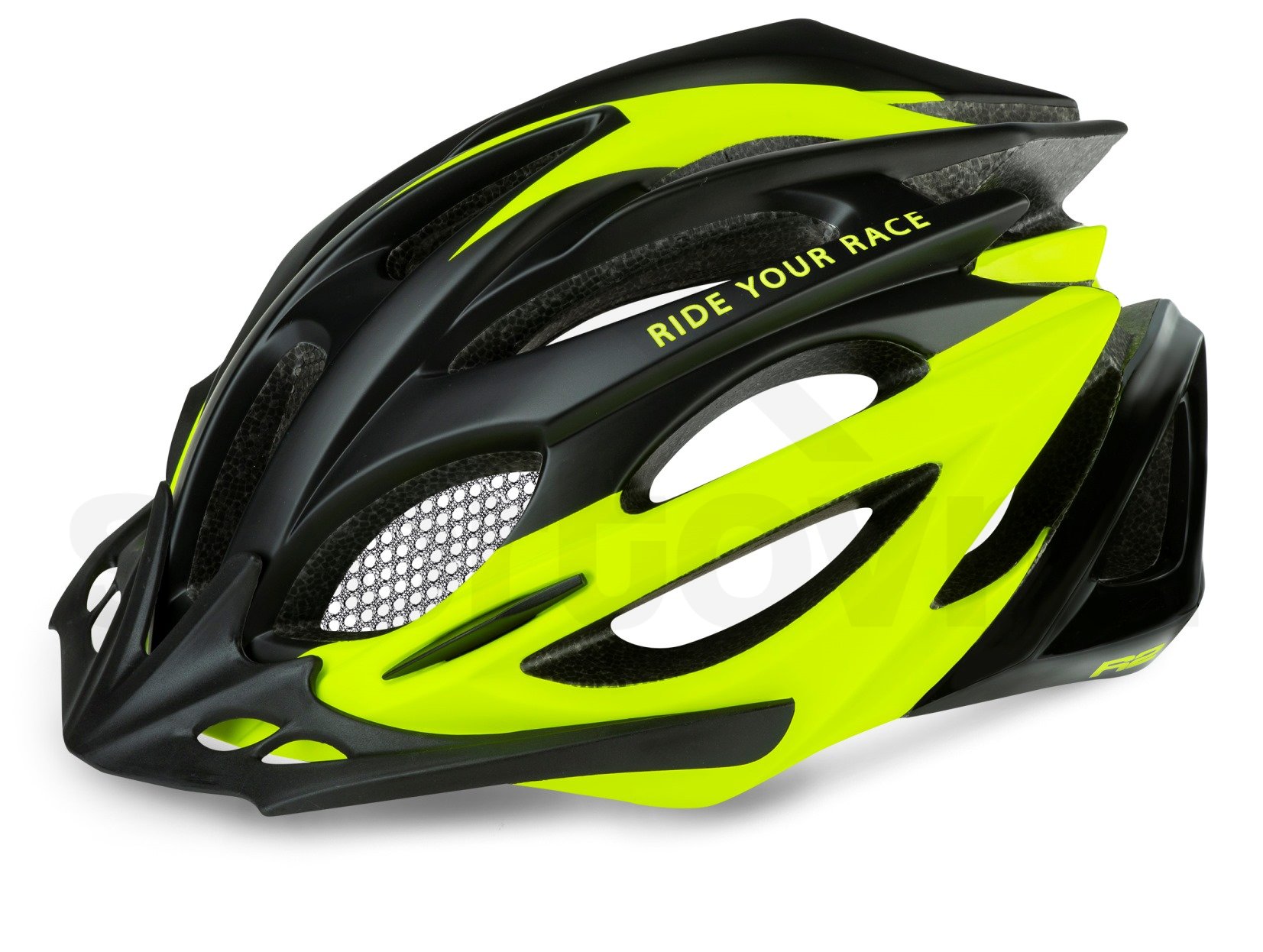 Cyklo helma R2 PRO-TEC - černá/žlutá