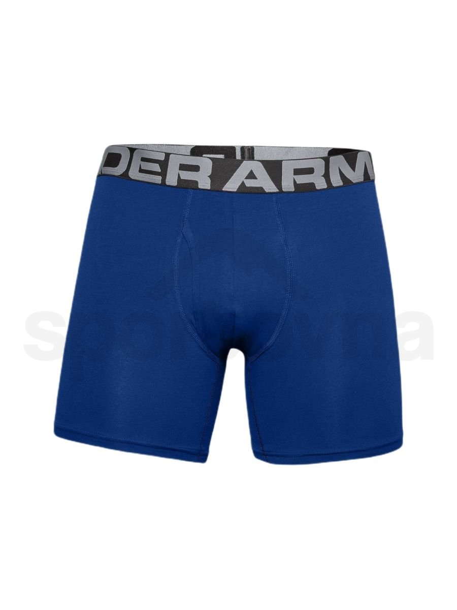 Boxerky Under Armour Charged Cotton 6in 3 Pack M- modrá