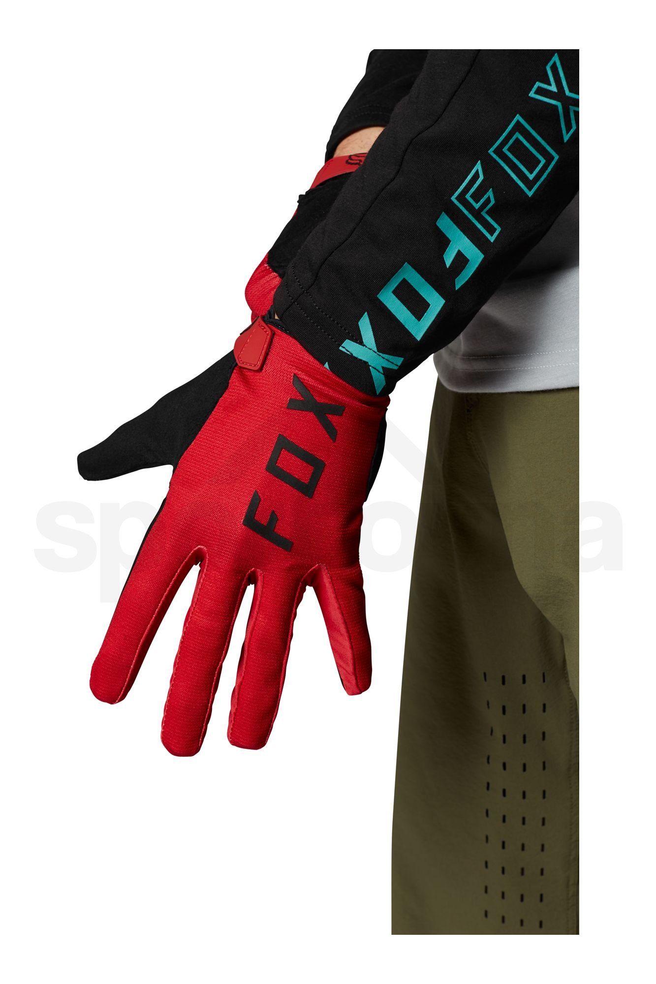 Rukavice Fox Ranger Glove Gel M - červená