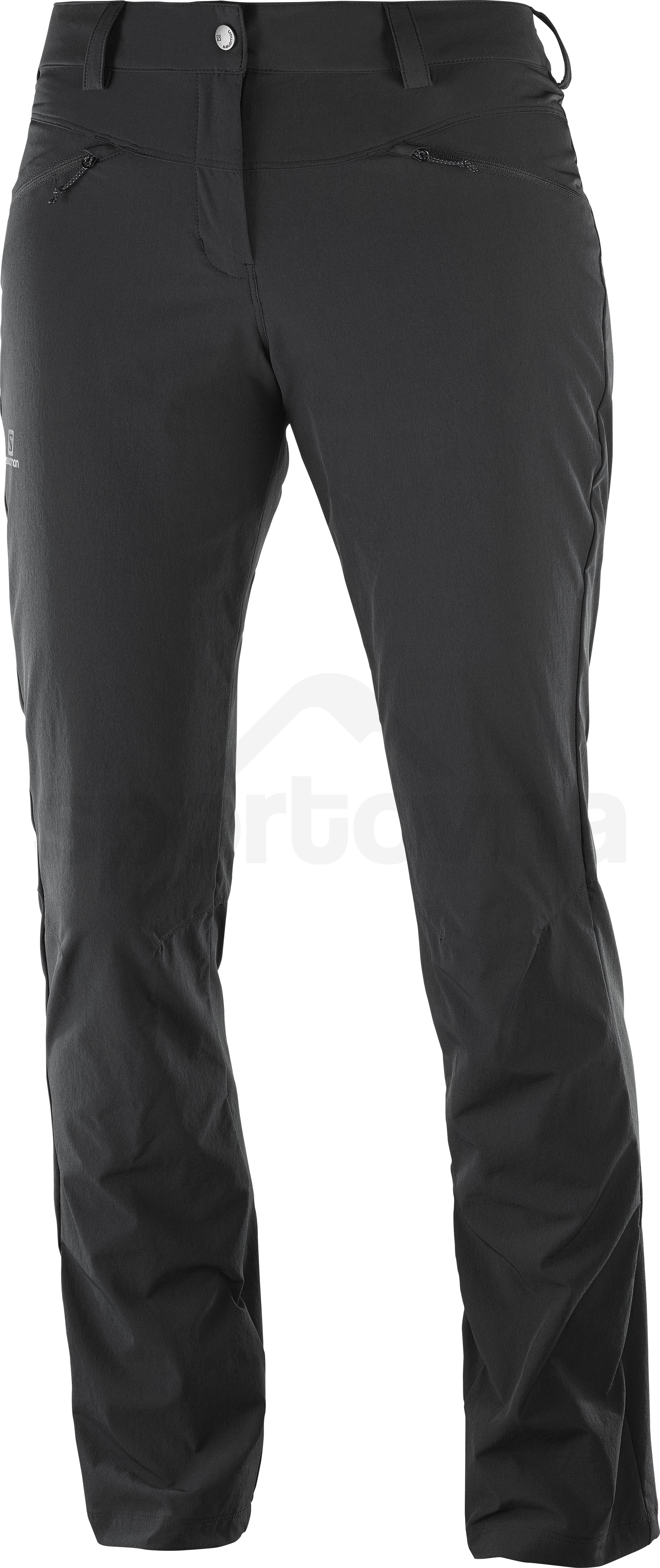 Kalhoty Salomon WAYFARER STRAIGHT LT PANT W - černá