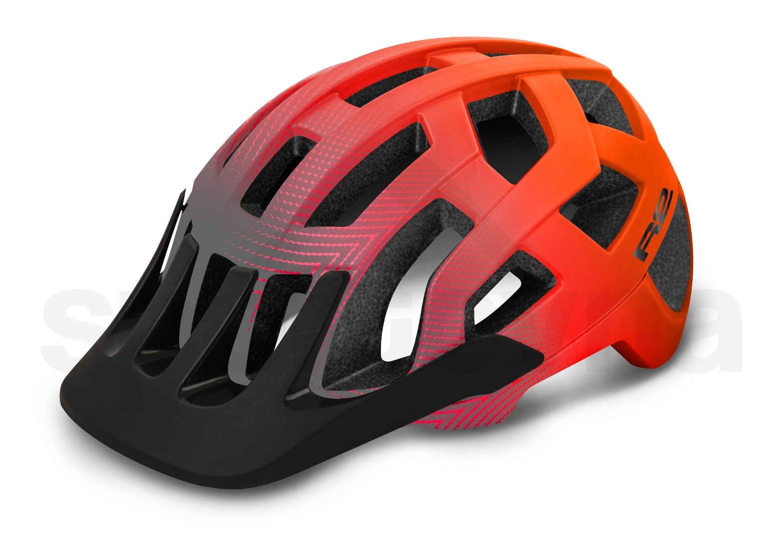 Cyklo helma R2 Fargo - černá/oranžová