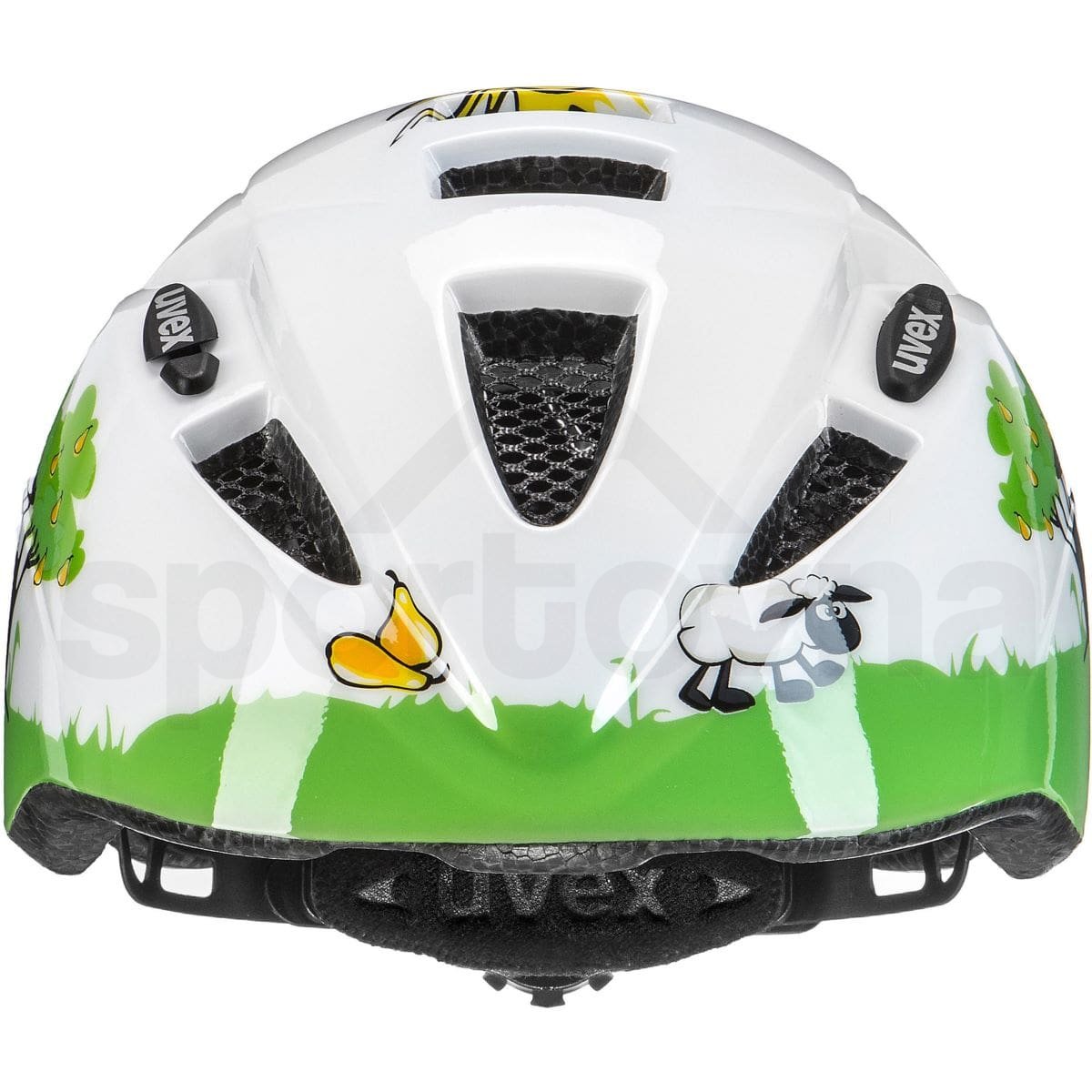 Cyklistická helma Uvex Kid 2 K - bílá/zelená