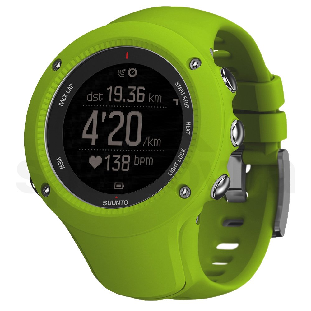 Sportovní hodinky Suunto AMBIT3 RUN LIME HR - zelená