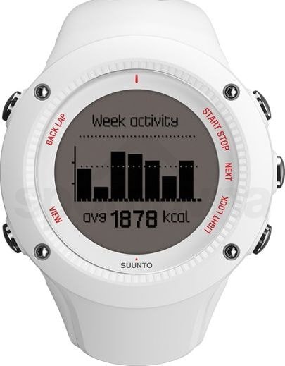 Sportovní hodinky Suunto AMBIT3 RUN WHITE HR - bílá
