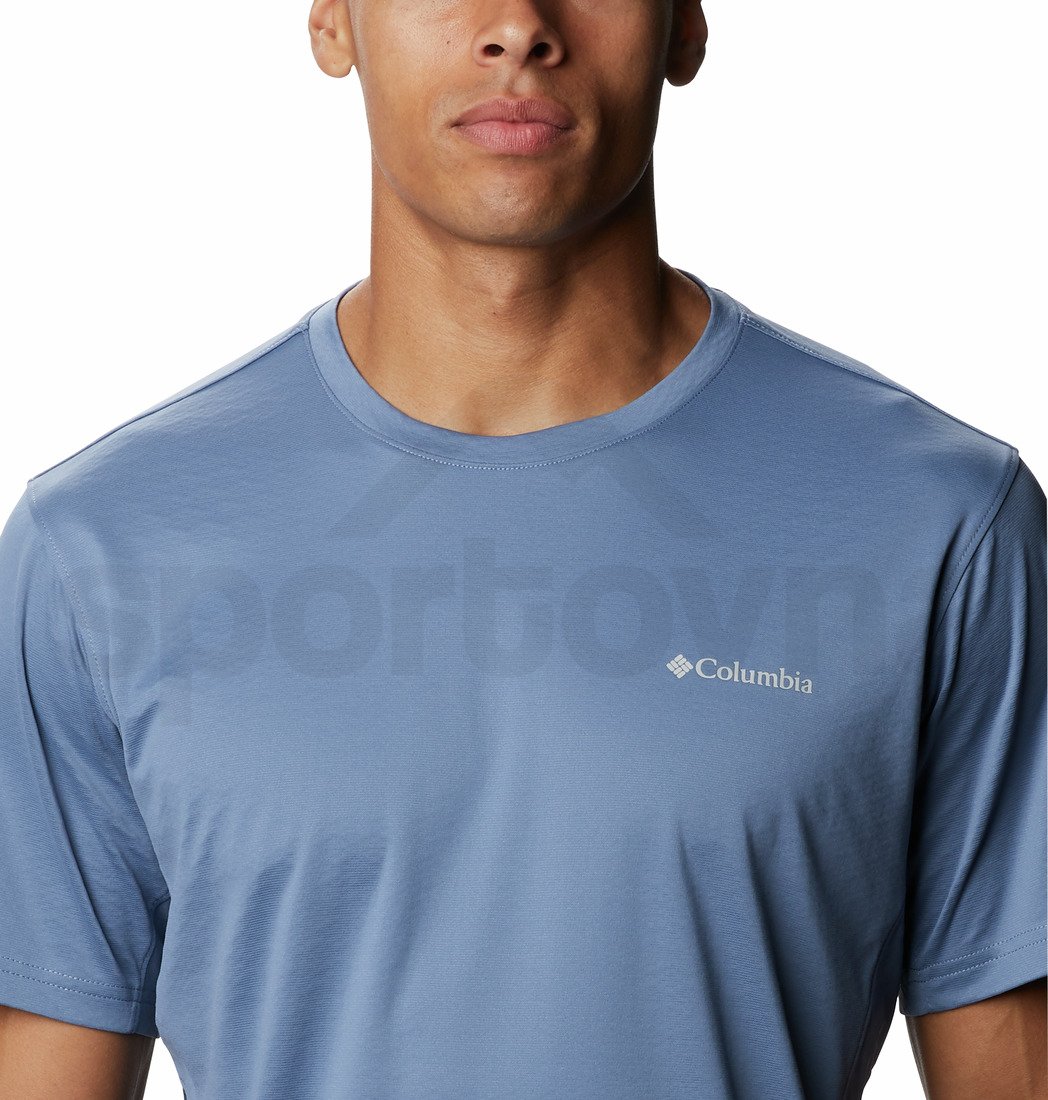 Tričko Columbia M Zero Ice Cirro-Cool™ SS Shirt M - modrá