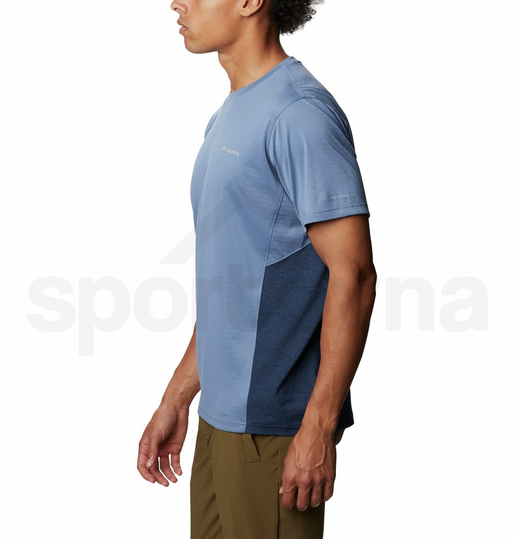 Tričko Columbia M Zero Ice Cirro-Cool™ SS Shirt M - modrá