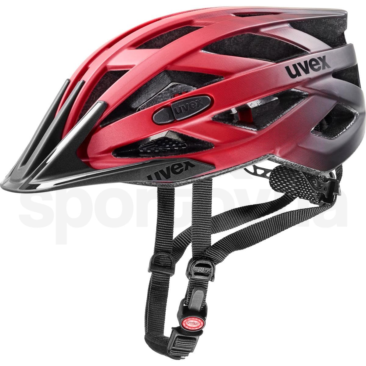 Cyklistická helma Uvex I-Vo CC Inmold - červená/černá