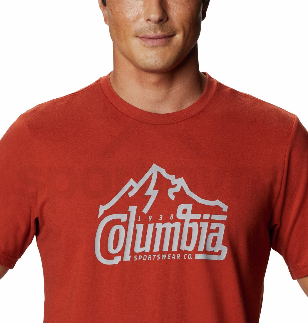 Tričko Columbia Path Lake™ Graphic Tee II M - červená