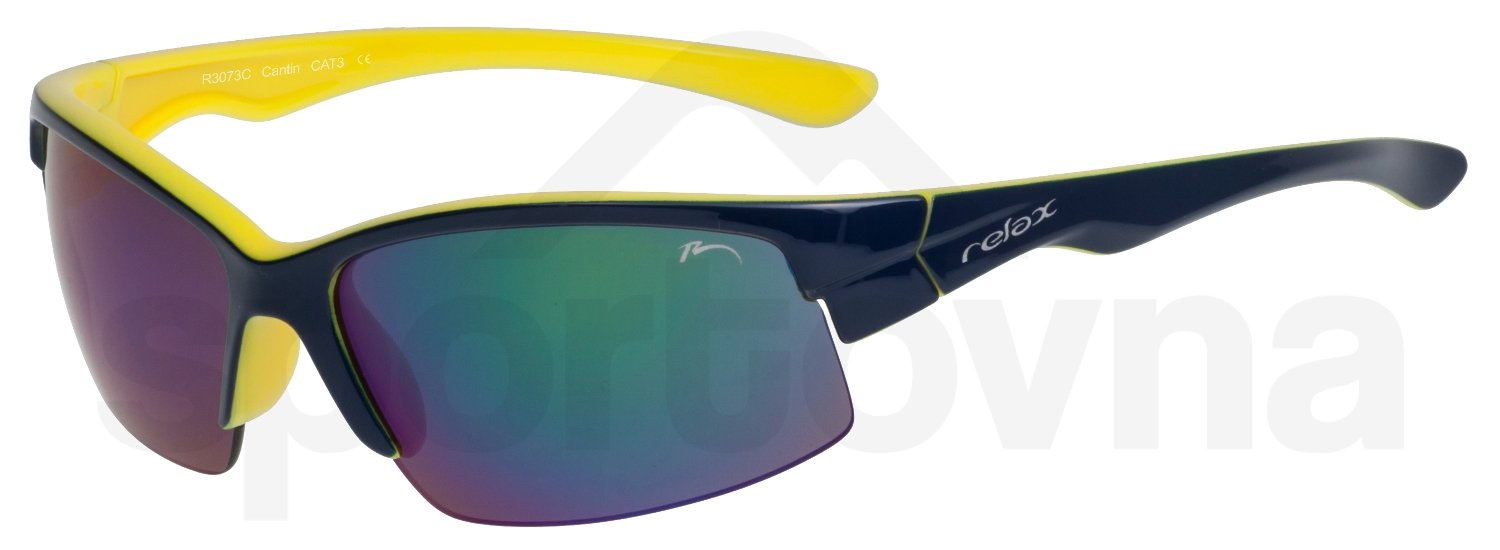 Sportovní brýle Relax Cantin - černá/žlutá