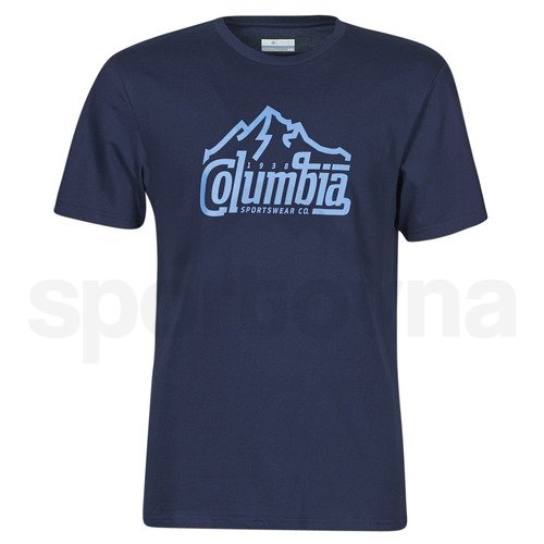 Tričko Columbia Path Lake™ Graphic Tee II M - tmavě modrá