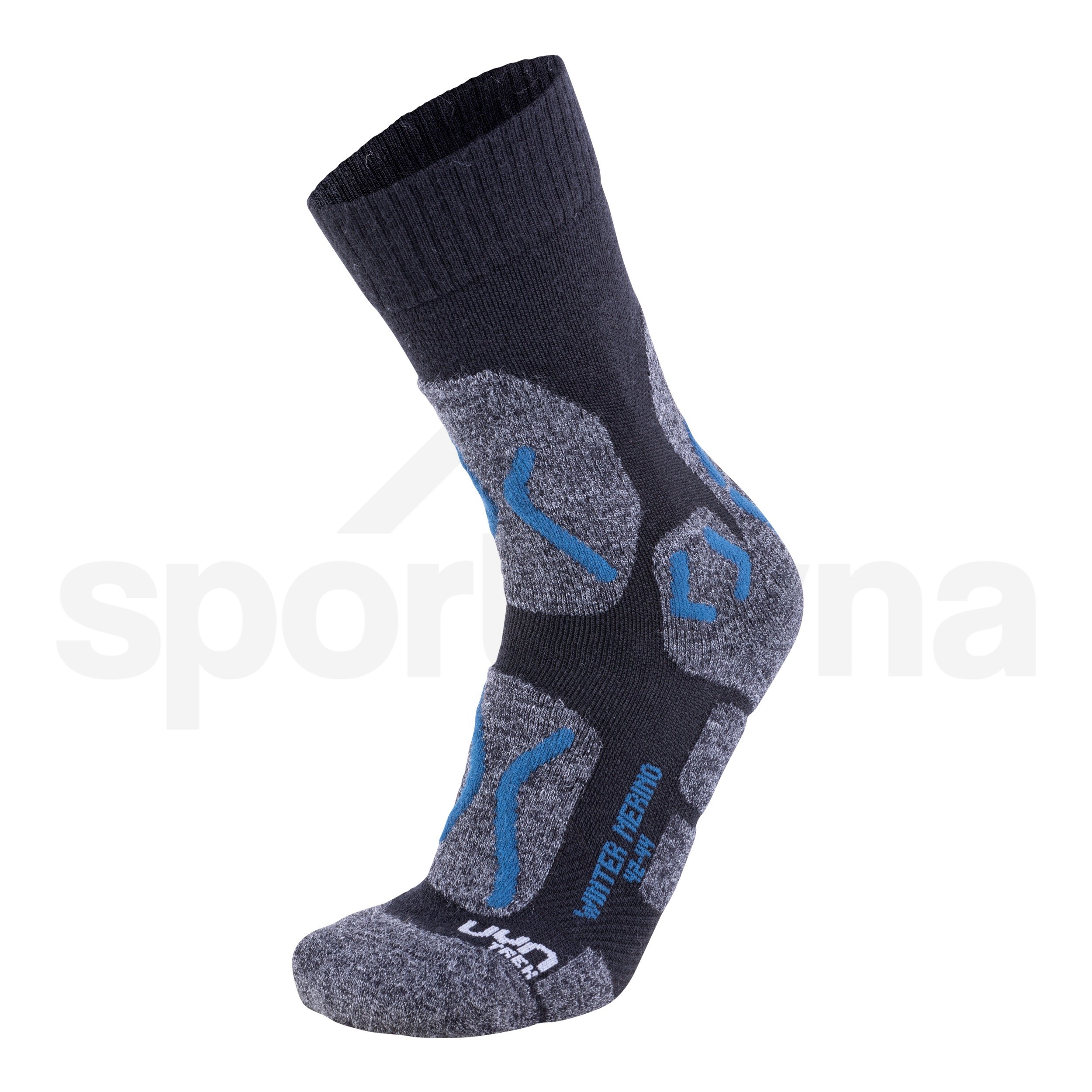 Ponožky UYN Trekking Winter Merino M - černá/modrá