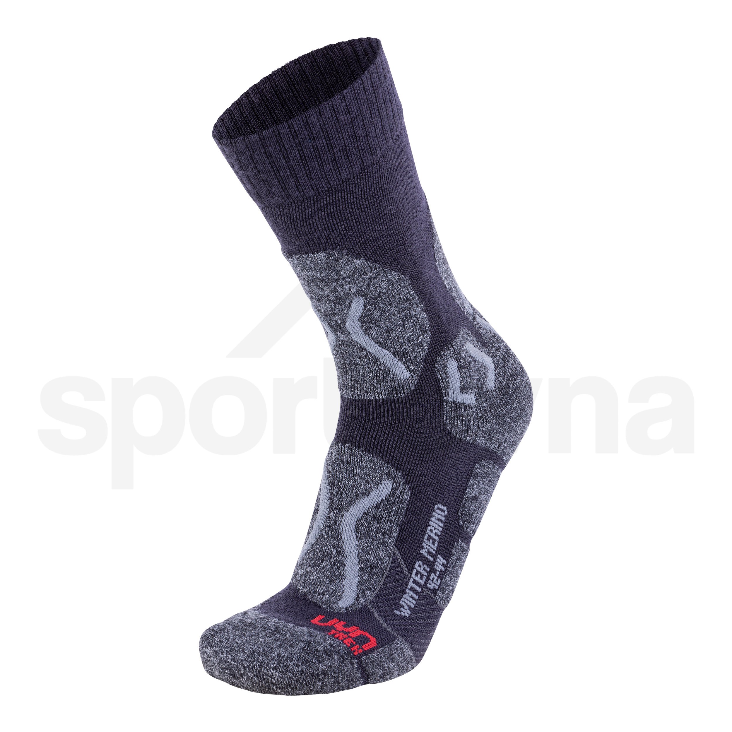 Ponožky UYN Trekking Winter Merino M - šedá/černá