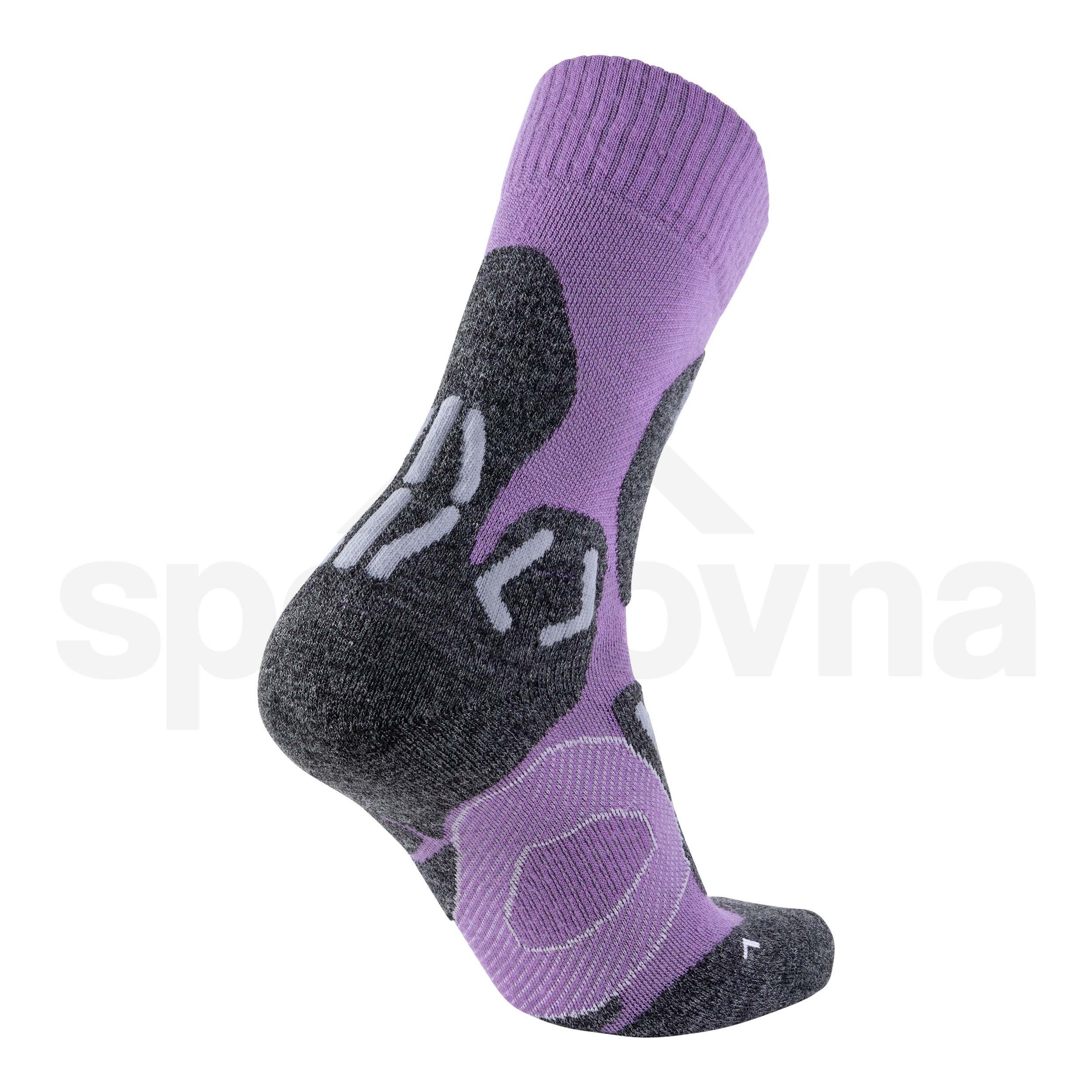 Ponožky UYN Trekking Winter Merino W - fialová/šedá