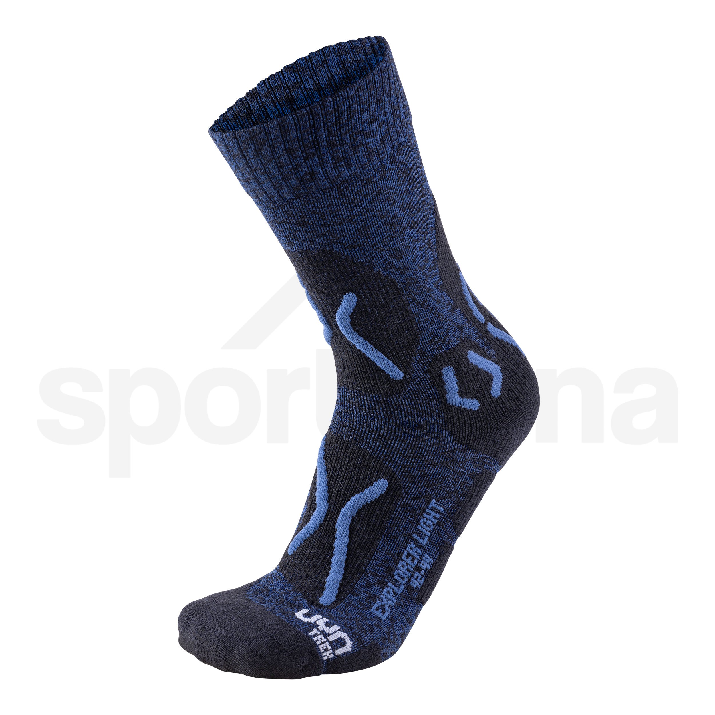 Pánské ponožky UYN TREKKING EXPLORER LIGHT - tmavě modrá/černá
