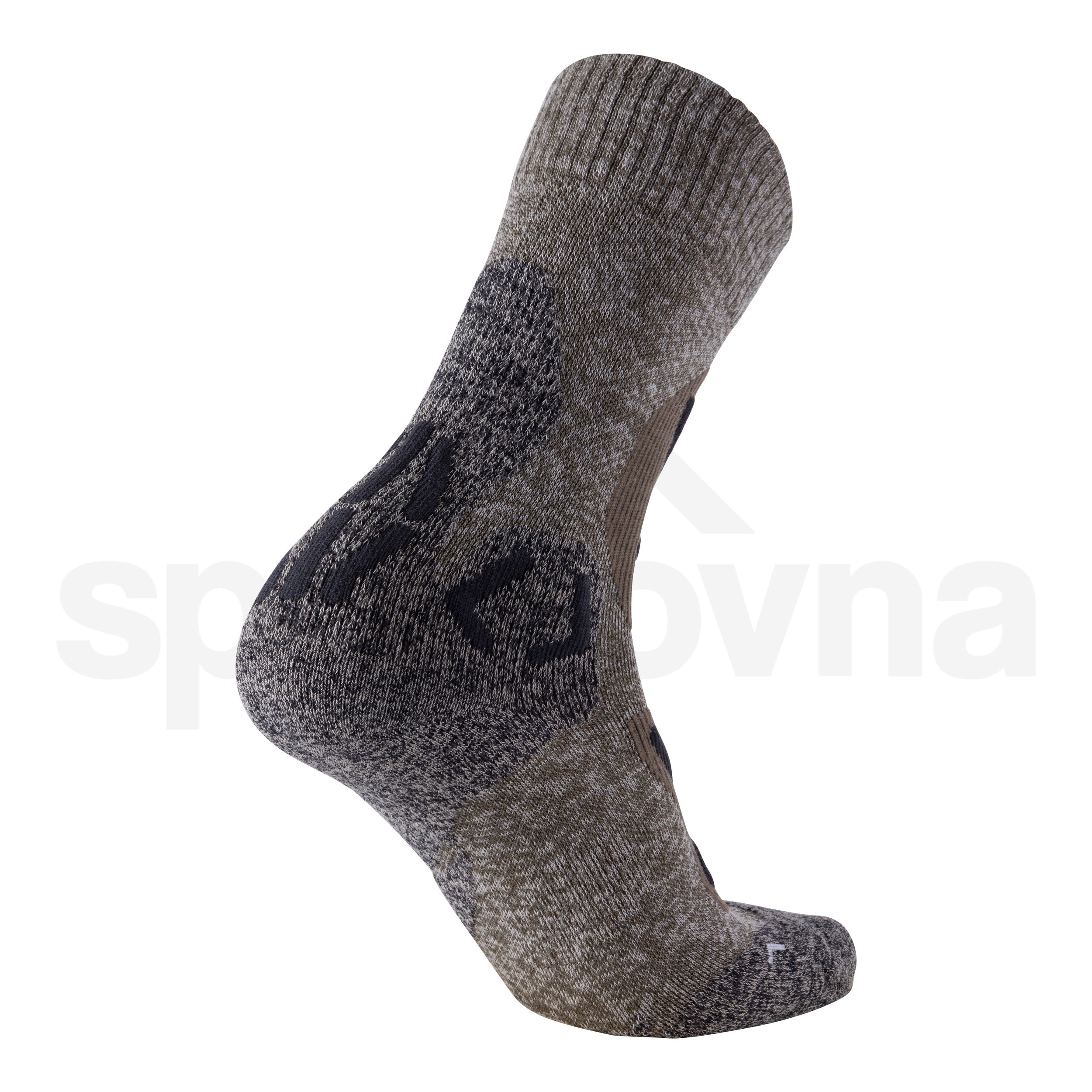 Dámské ponožky UYN Trekking Explorer Light - šedá/hnědá