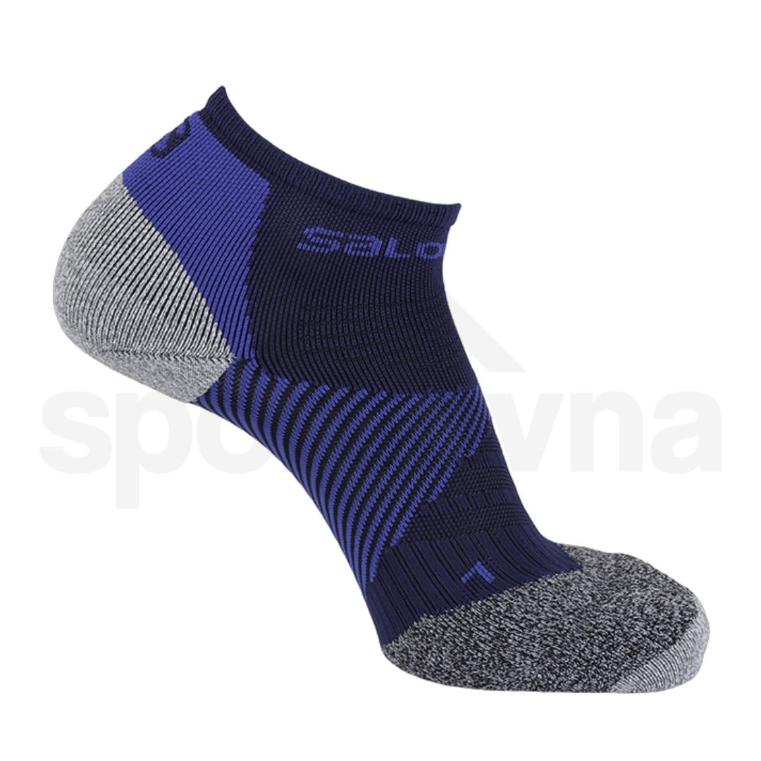 Ponožky Salomon SPEED SUPPORT - modrá/šedá