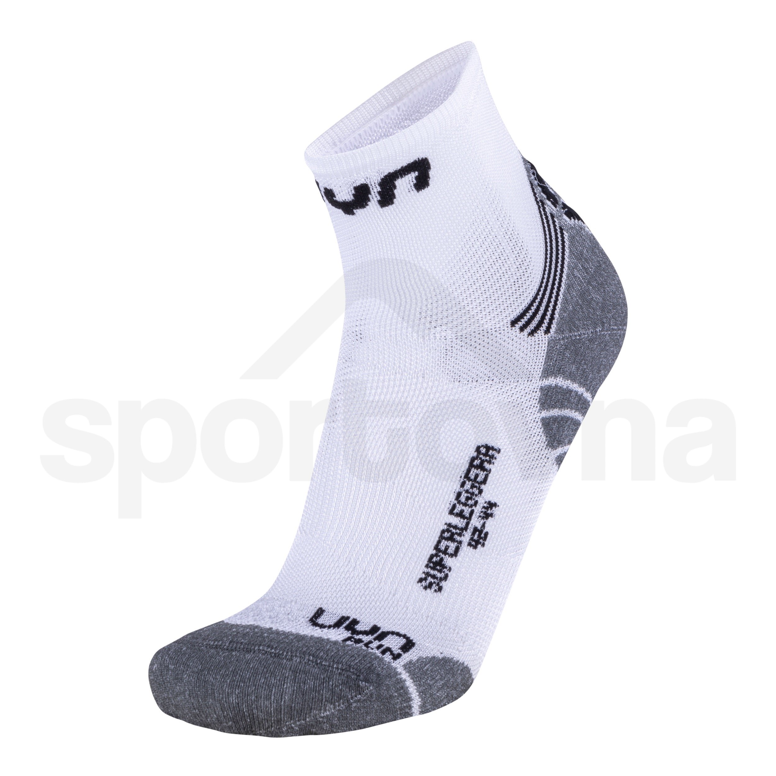 Ponožky UYN Run Superleggera Socks M - bílá/šedá