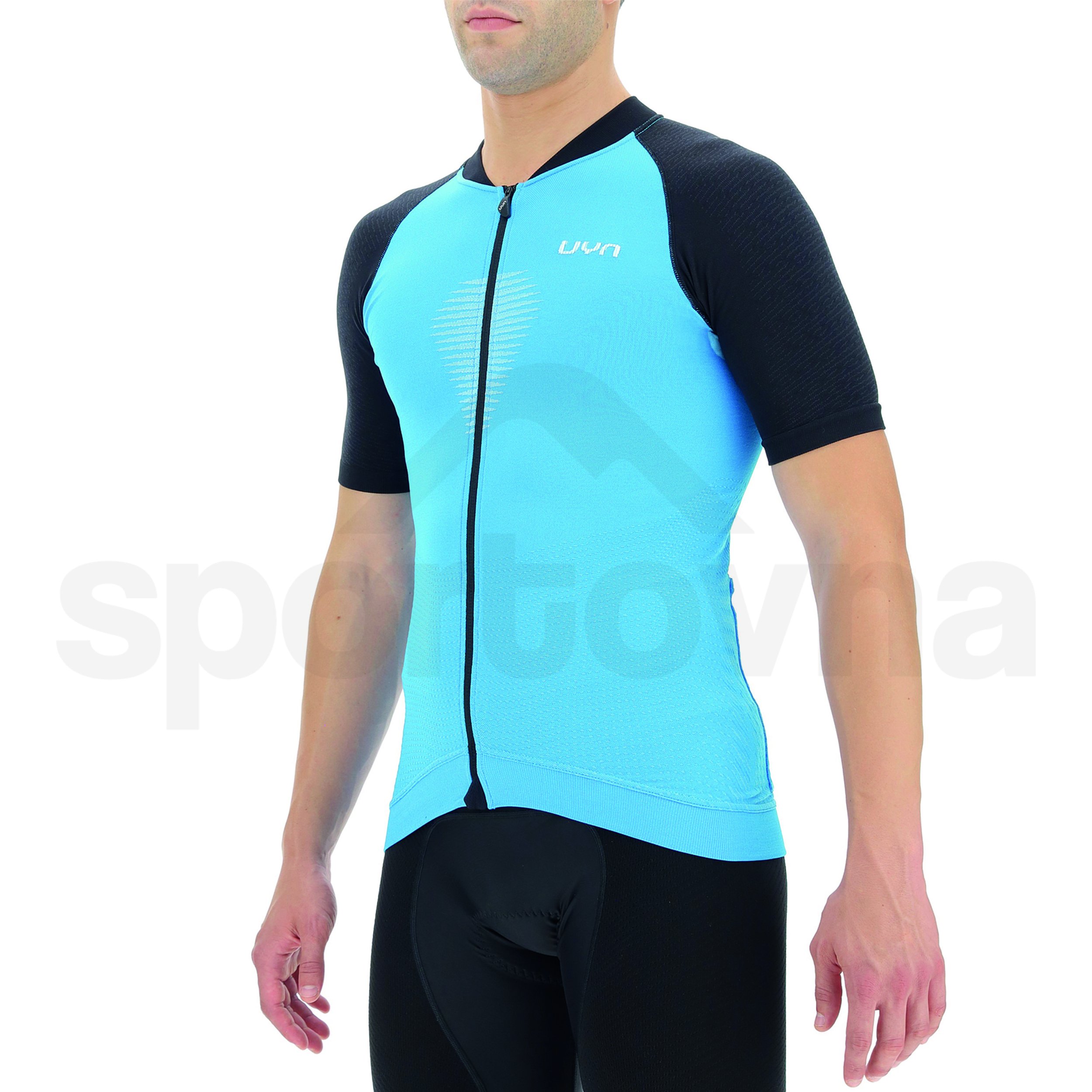 Cyklistický dres UYN Biking Granfondo OW Shirt SH SL M - modrá/černá