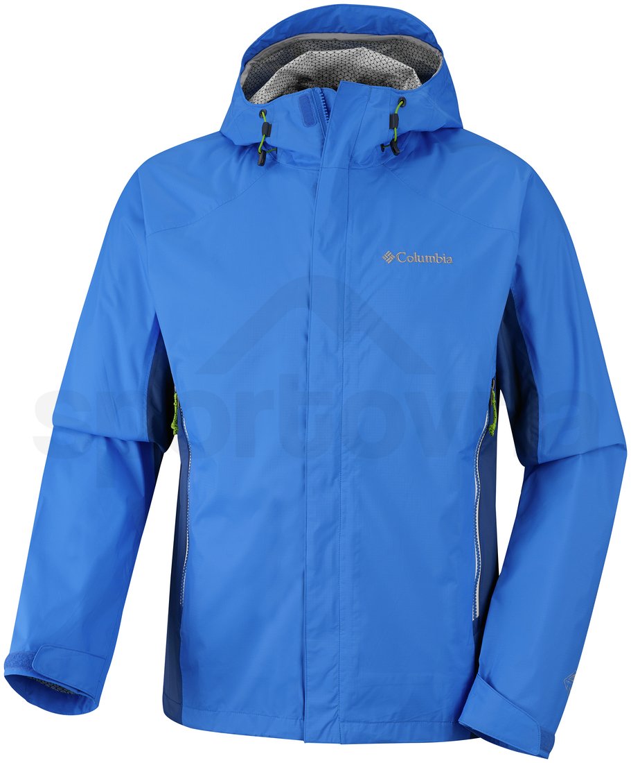Bunda Columbia Rainstormer Jacket M - modrá