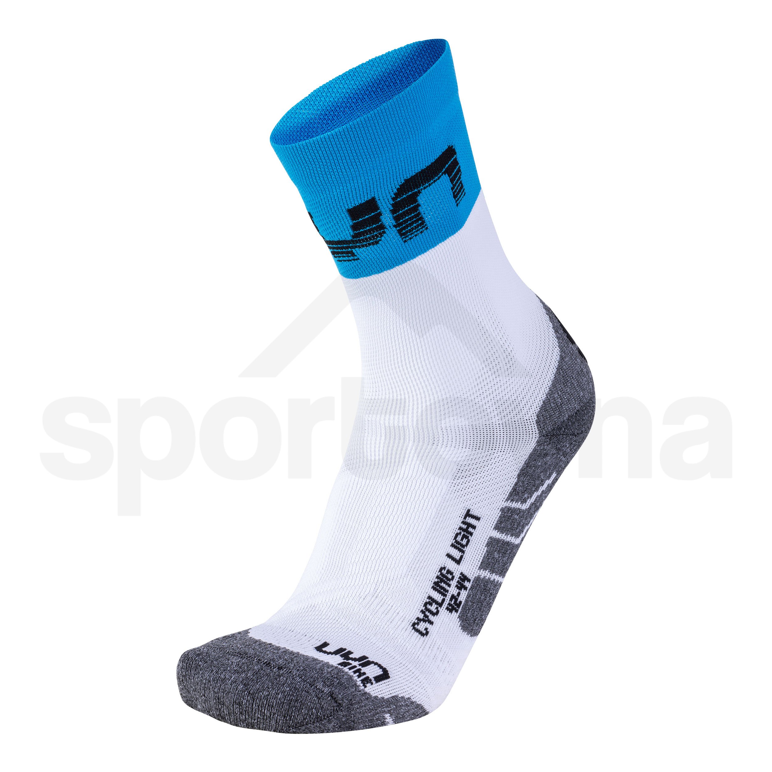 Pánské ponožky UYN Cycling Light Sock - bílá/modrá
