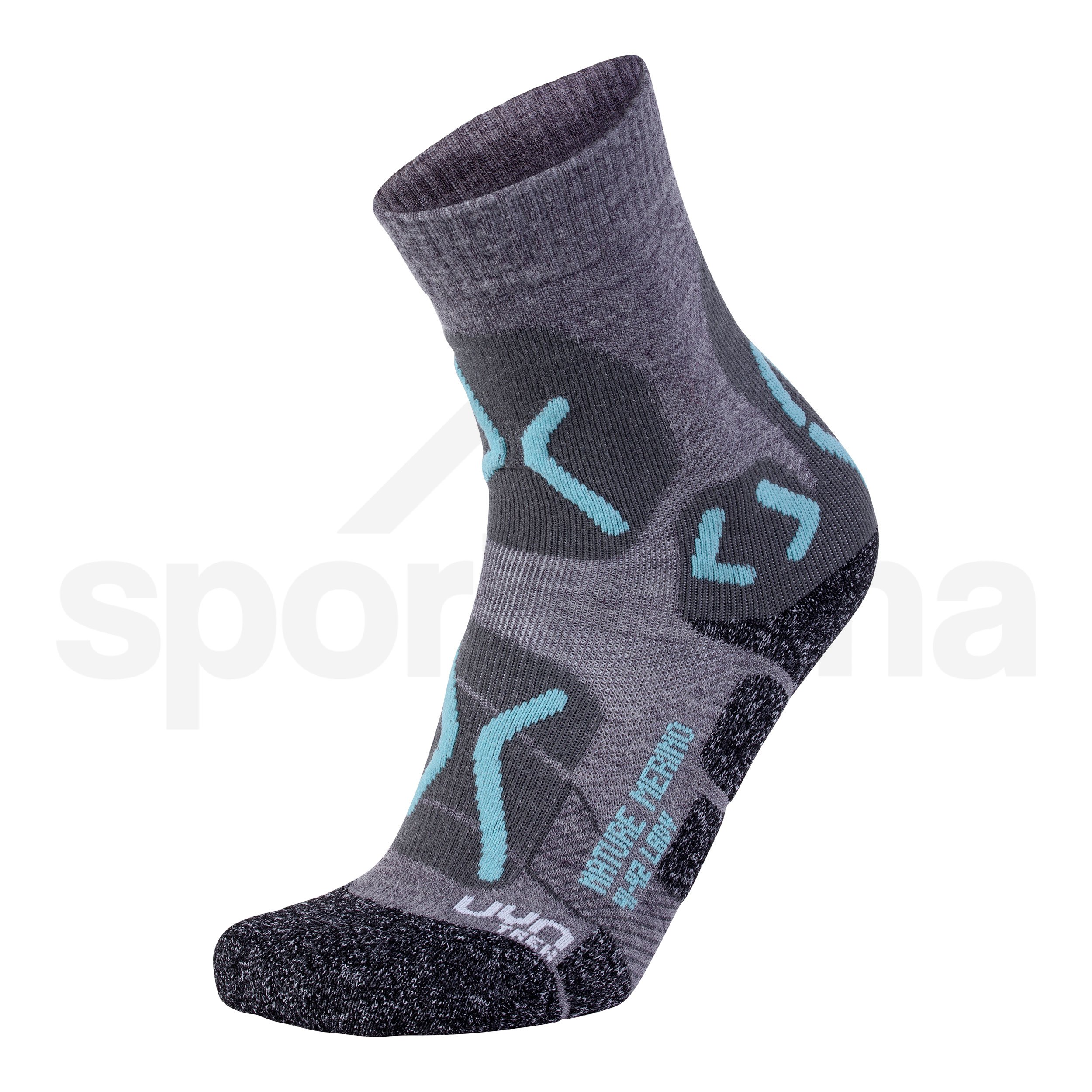 Dámské ponožky UYN TREKKING NATURE MERINO - šedá/modrá