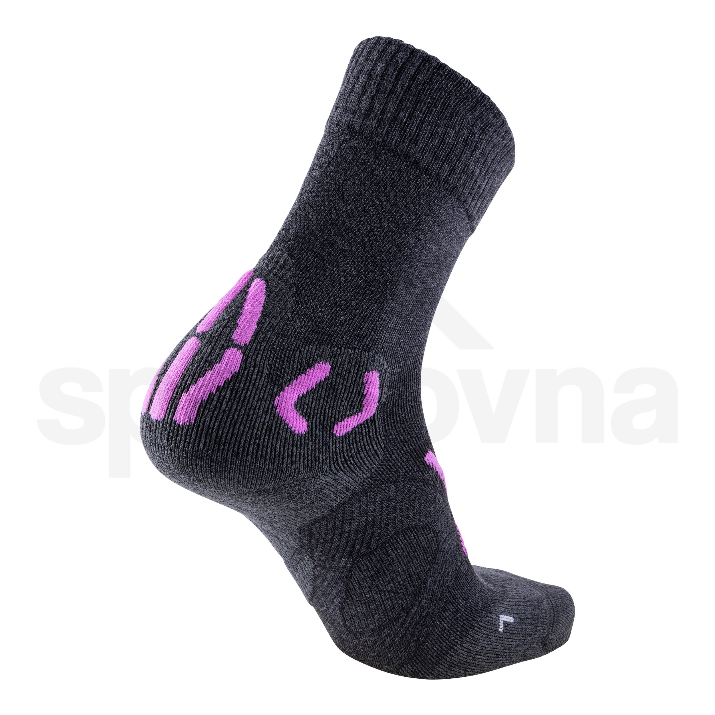 Dámské ponožky UYN TREKKING SUPERLEGGERA - černá/fialová