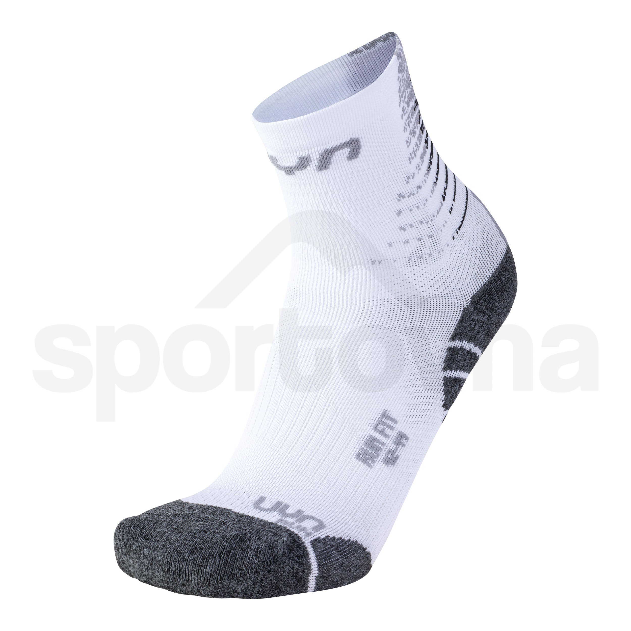Pánské ponožky UYN RUN FIT SOCKS S100137W106 - bílá/černá