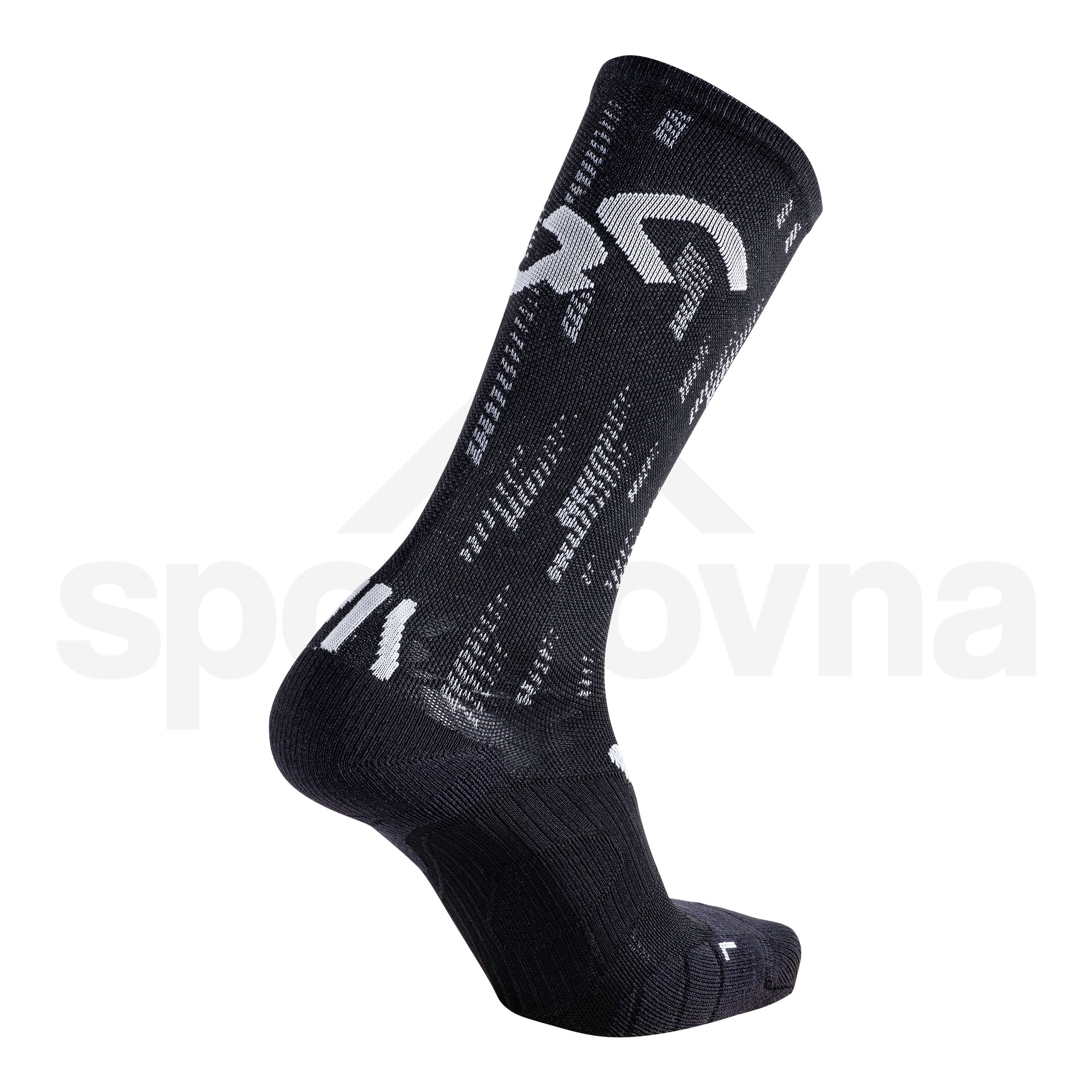 Pánské ponožky UYN RUN SUPPORT SOCKS - černá/bílá