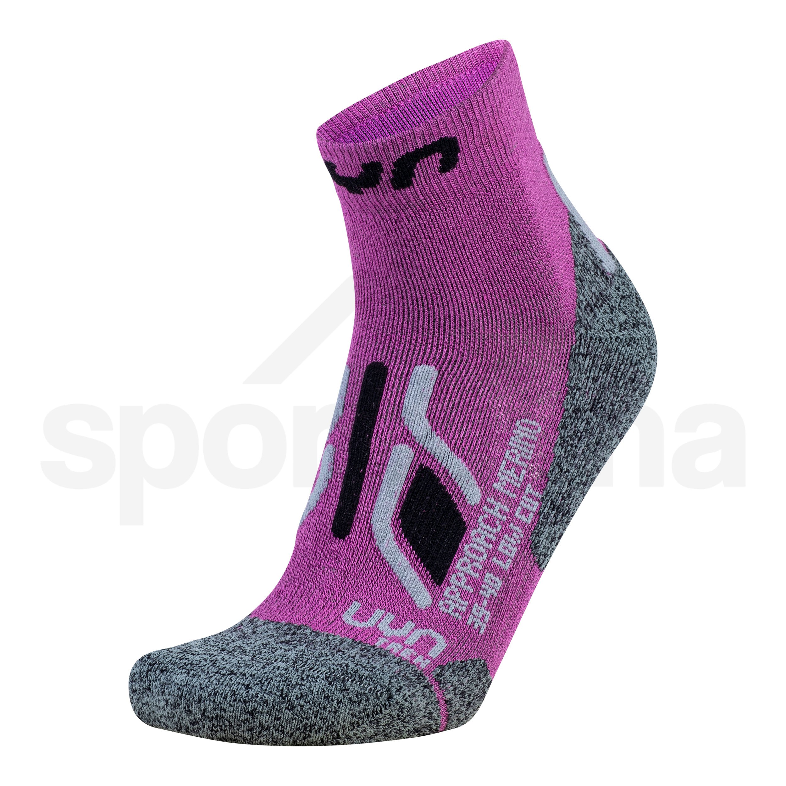 Ponožky UYN Trekking Approach Low Cut Socks W - fialová/šedá