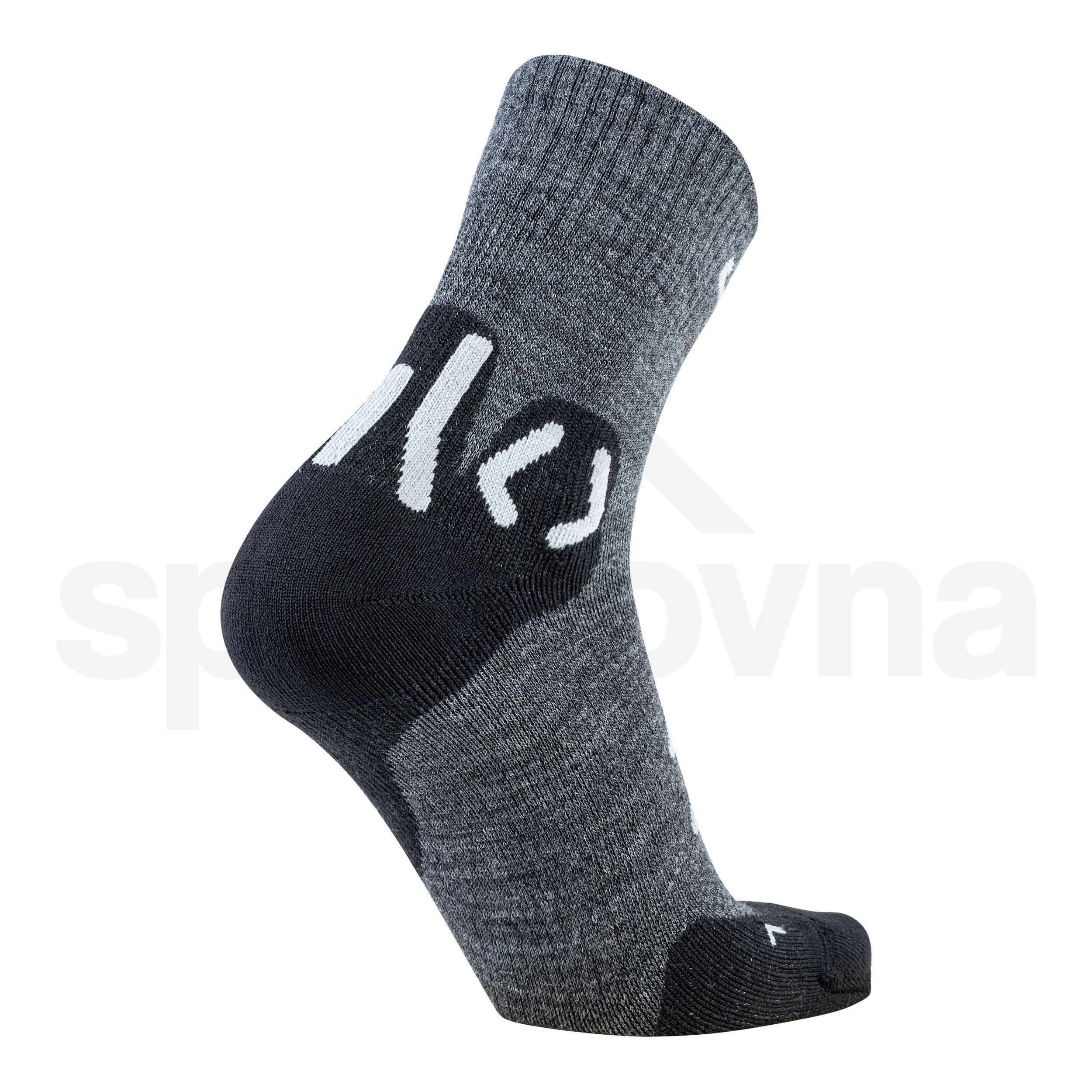 Dámské ponožky UYN TREKKING APPROACH MERINO MID SOCKS S100203G035 - anthracite/black
