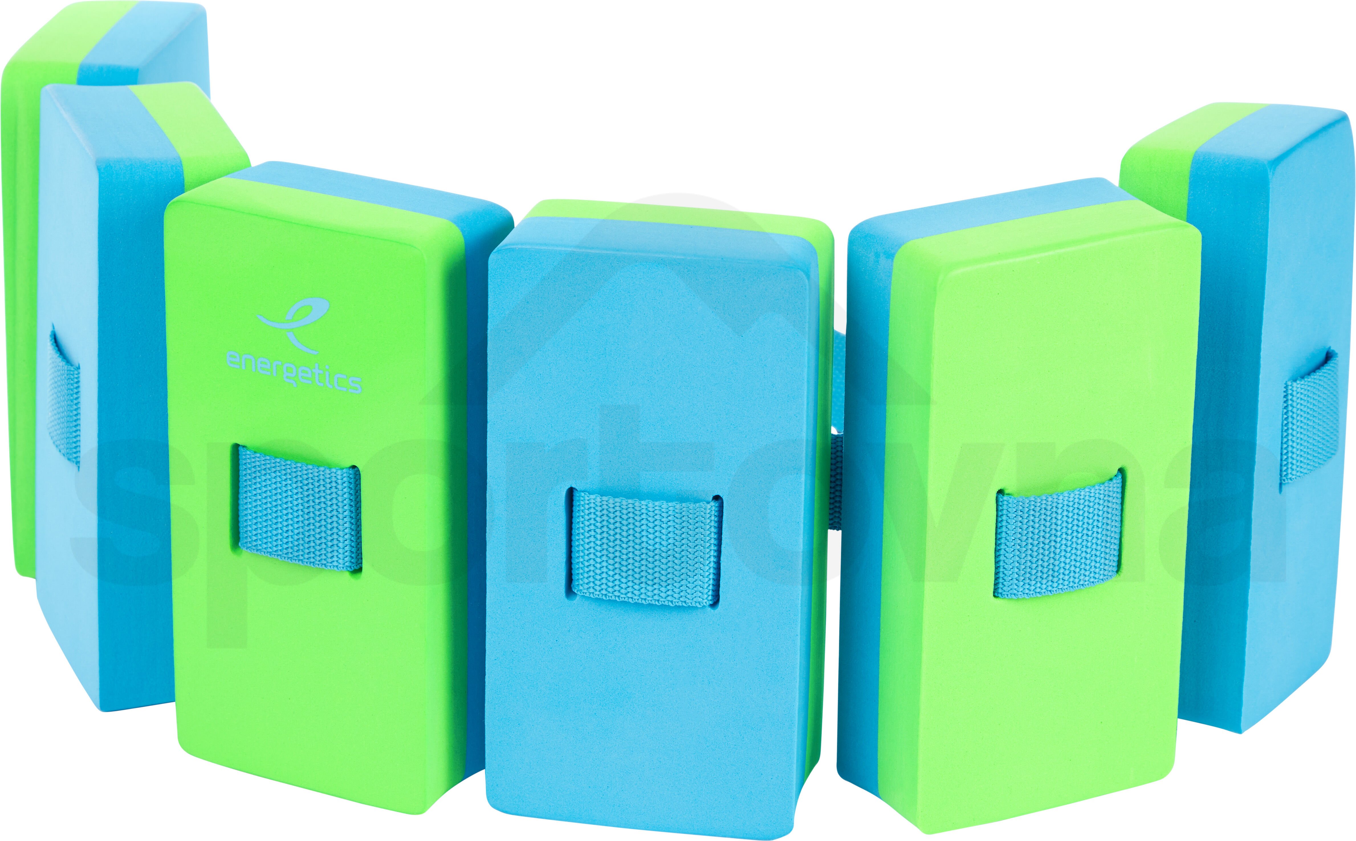 Plavecký pás Energetics 5 Block - modrá/zelená