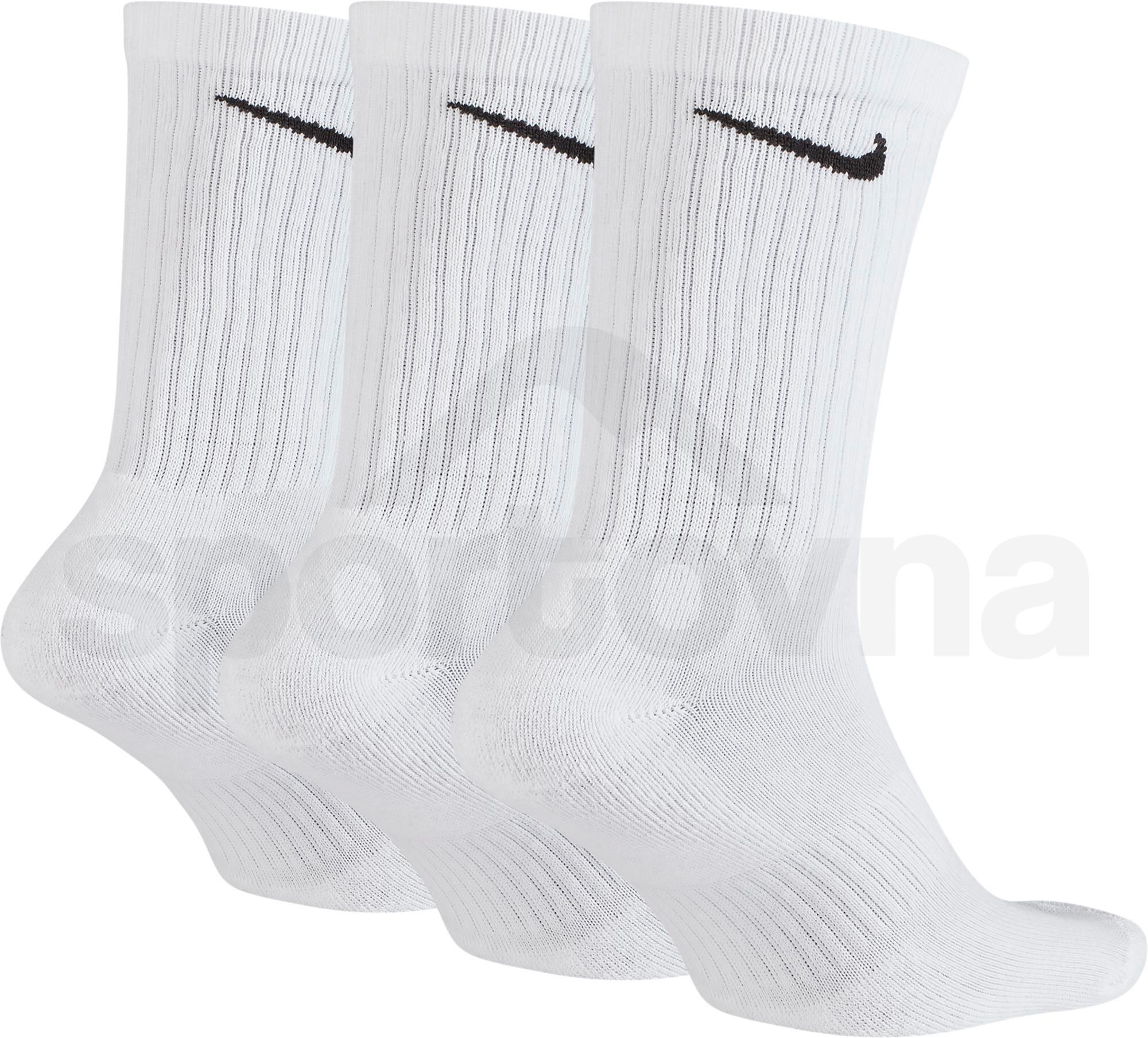 Ponožky Nike Everyday Cush Crew 3 Pack - bílá