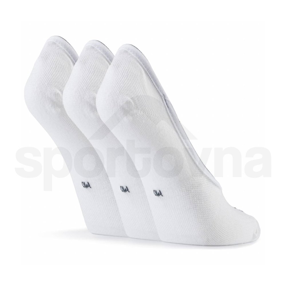 Ponožky Under Armour Essential Lolo Liner 3 Pk W - bílá