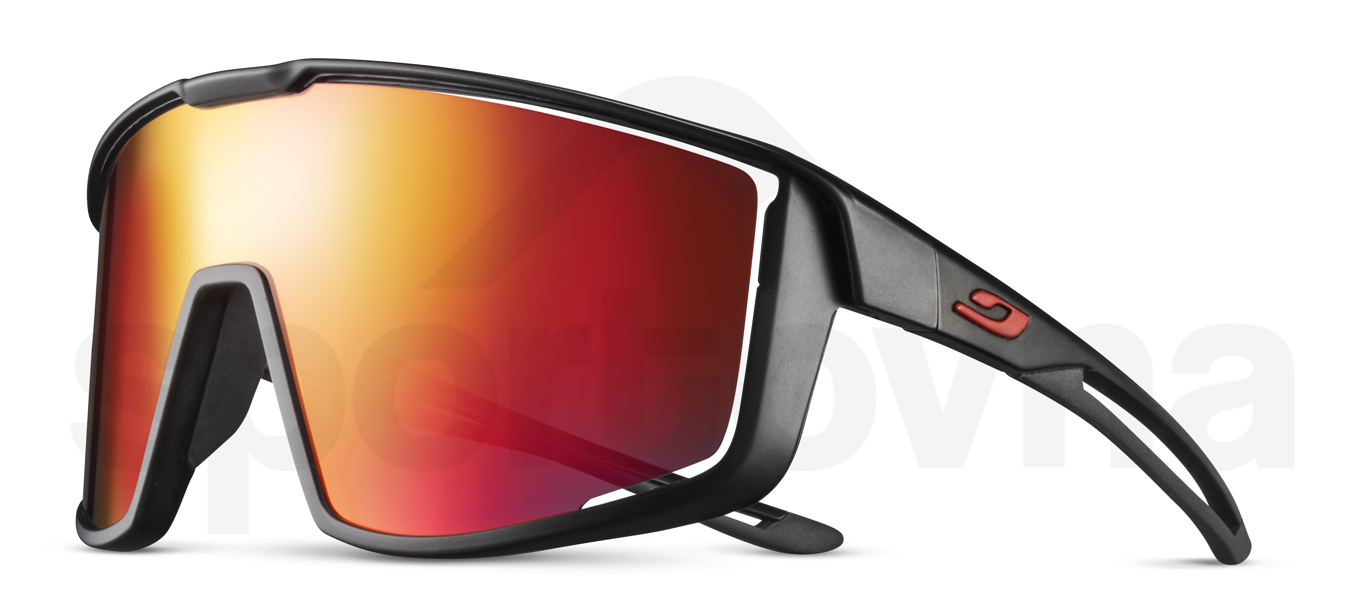 Sportovní sluneční brýle Julbo FURY SP3 CF - černá/červená