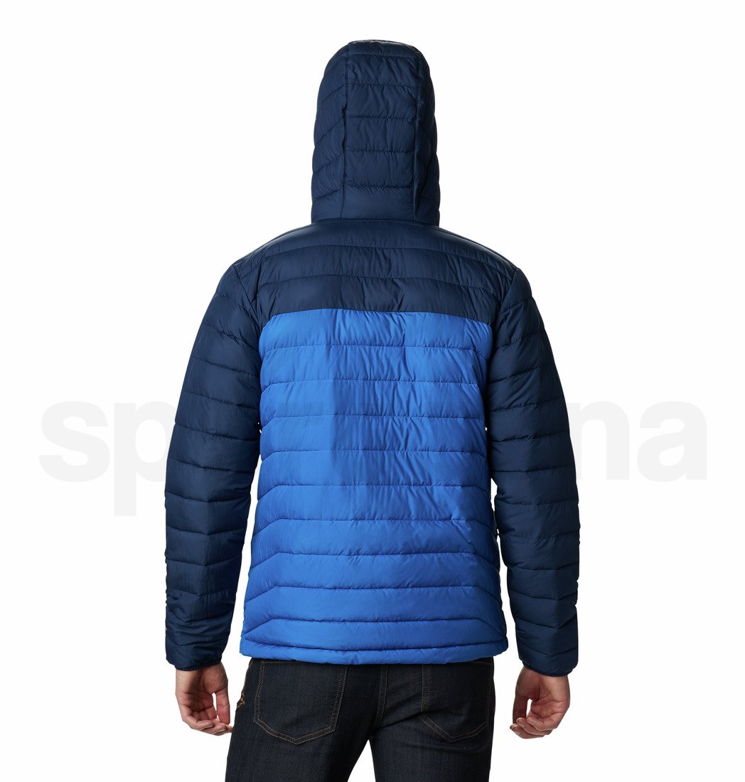 Bunda Columbia Powder Lite™ Hooded Jacket M - modrá