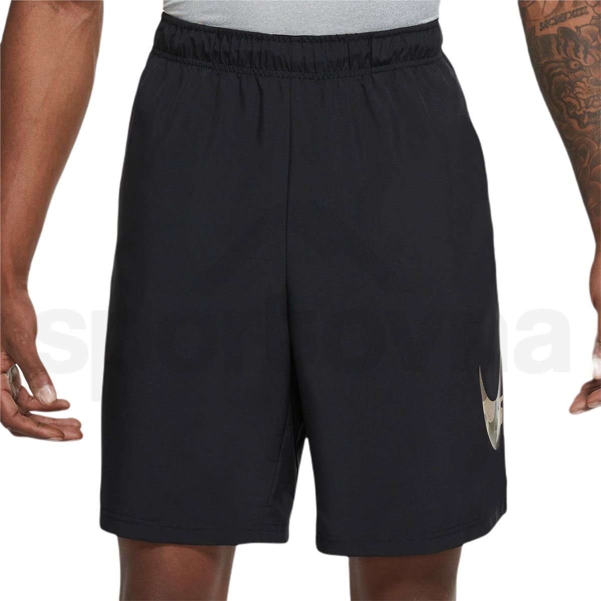 Šortky Nike Flex Woven Camo M - černá