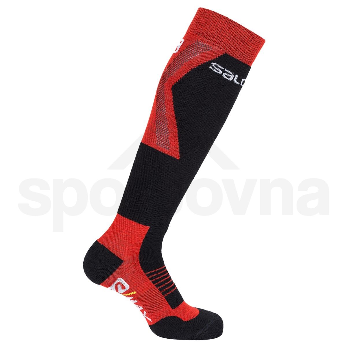 Ponožky Salomon S/MAX J - červená/černá