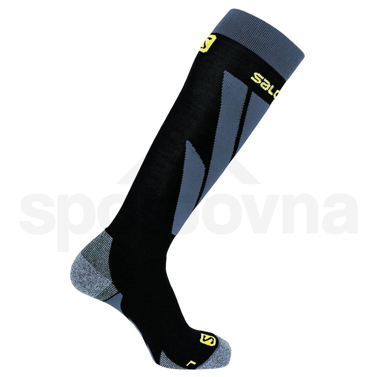Ponožky Salomon S/ACCESS - černá/šedá