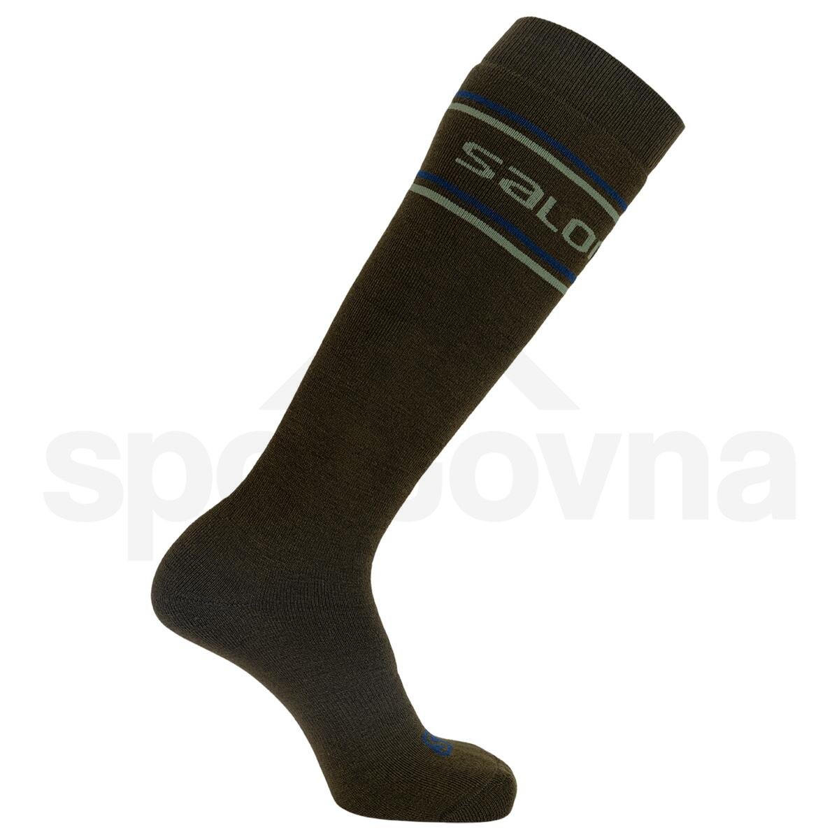 Ponožky Salomon 365 KNEE 2-PACK - zelená/bílá