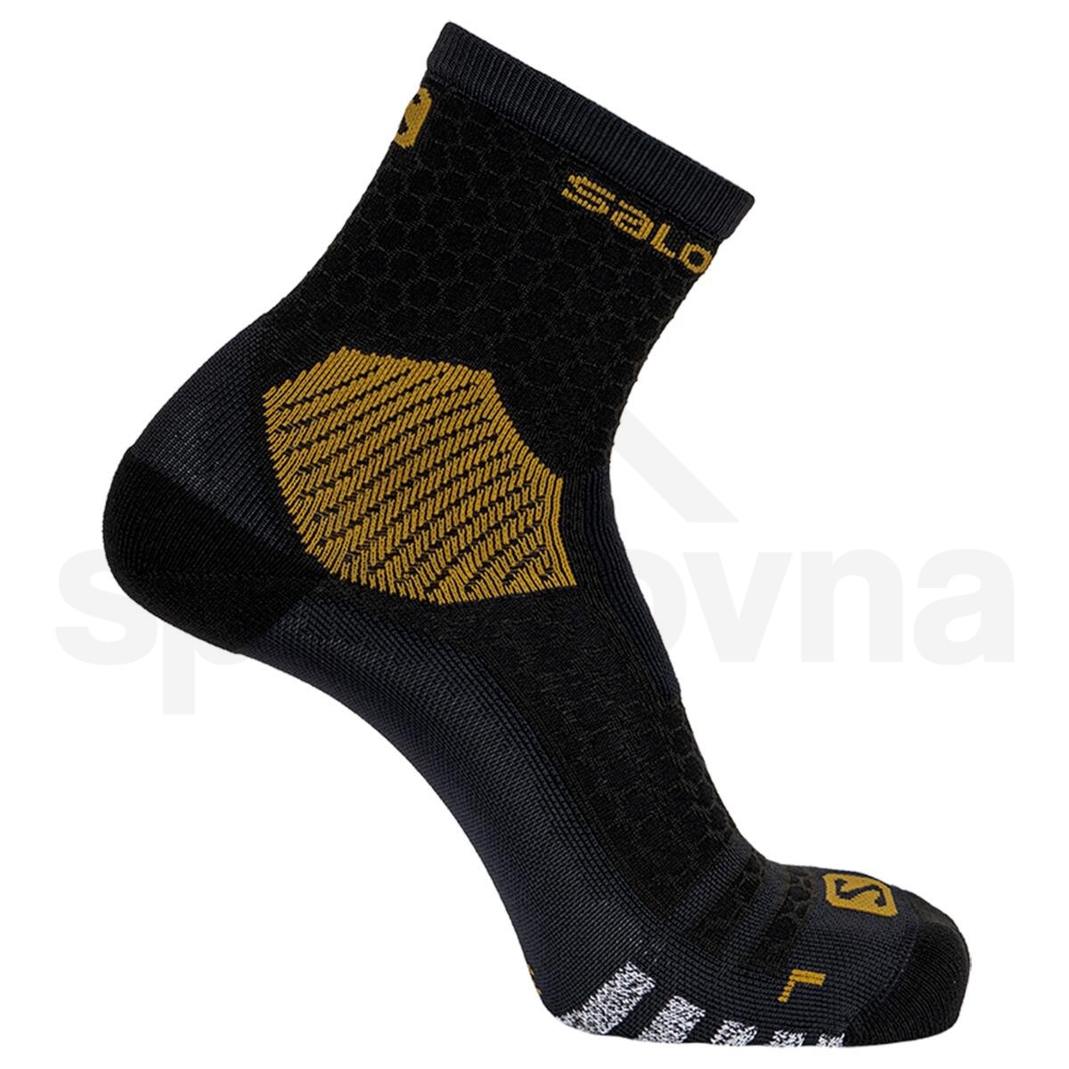 Ponožky Salomon NSO LONG RUN CREW - černá
