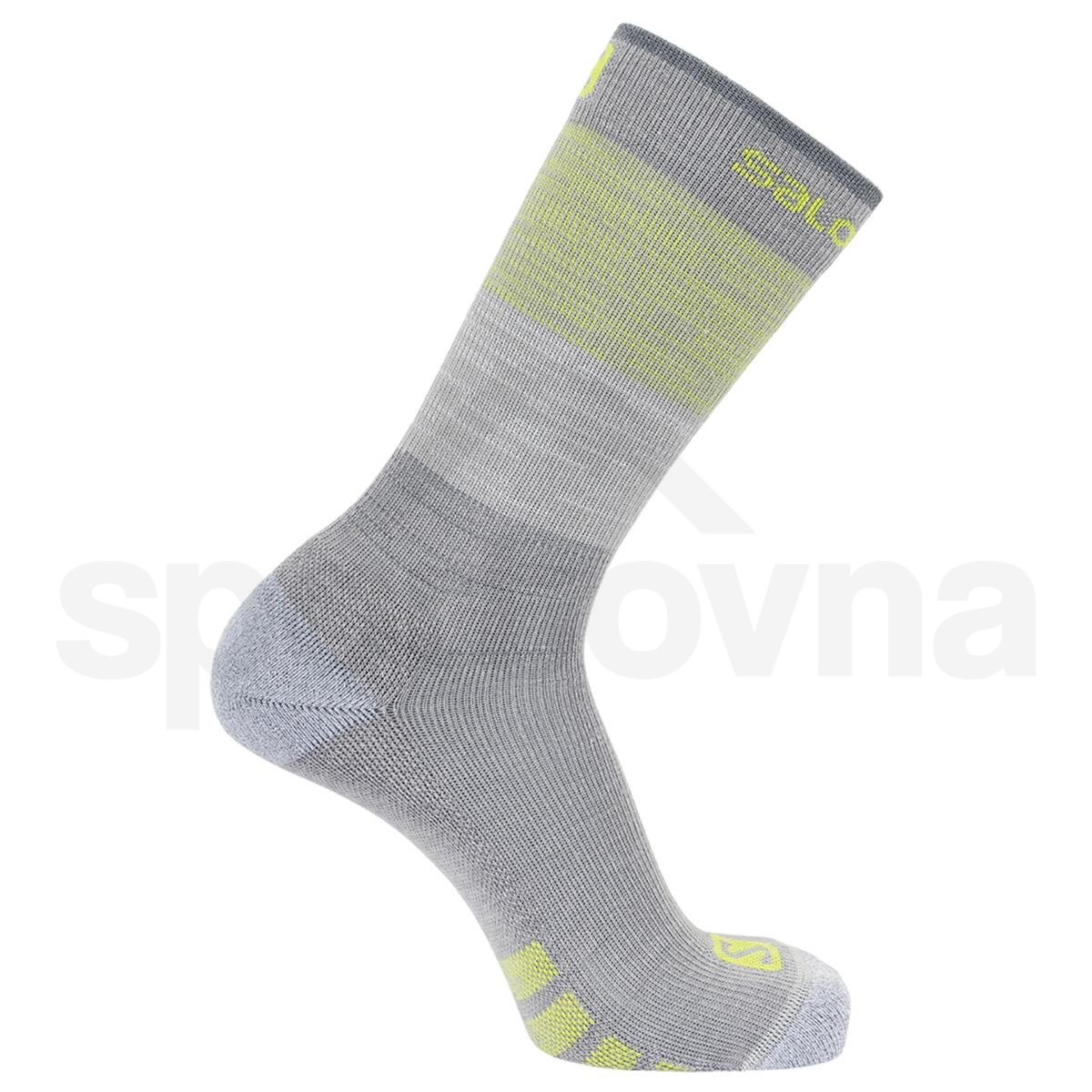 Ponožky Salomon Predict Crew - šedá