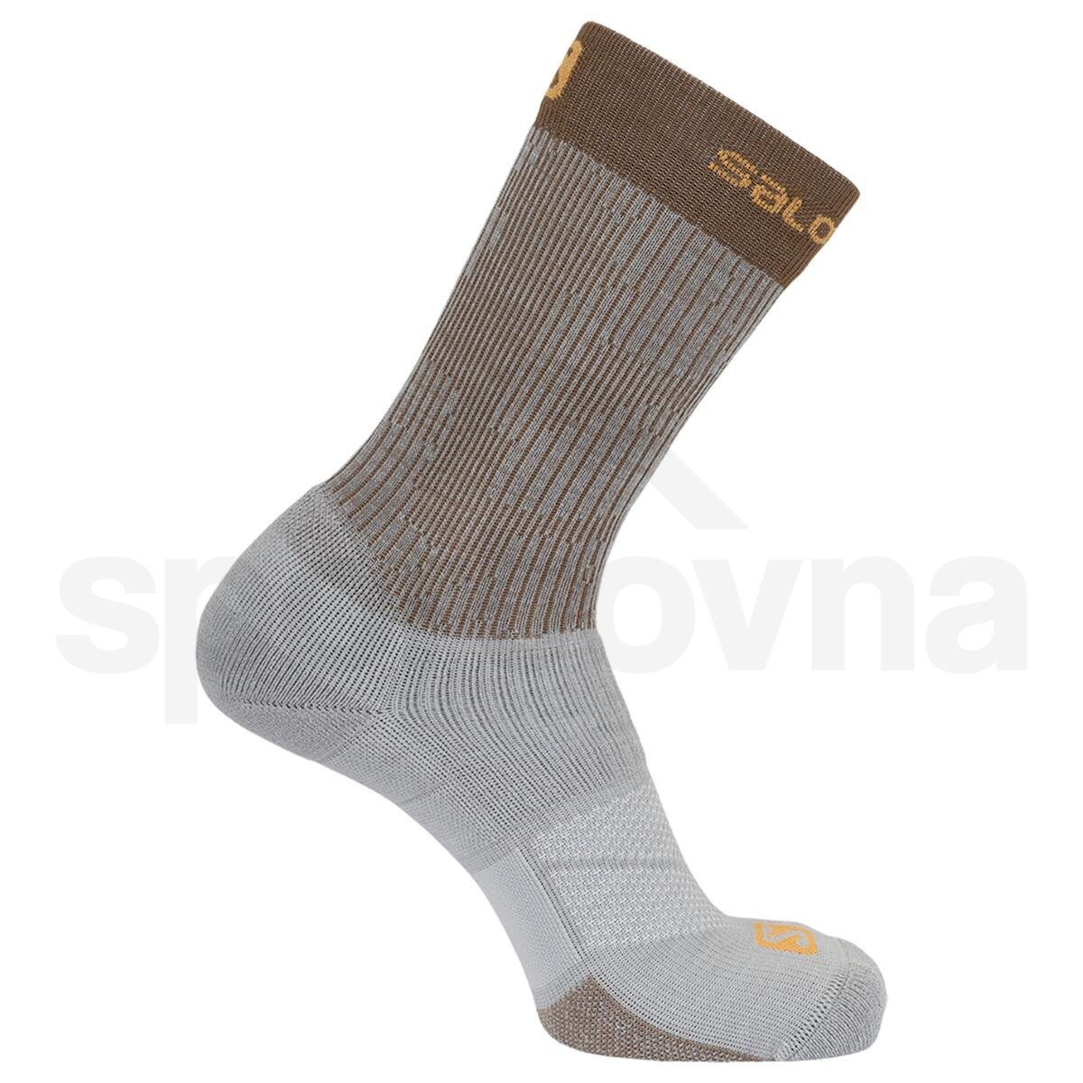 Ponožky Salomon X ULTRA CREW - šedá