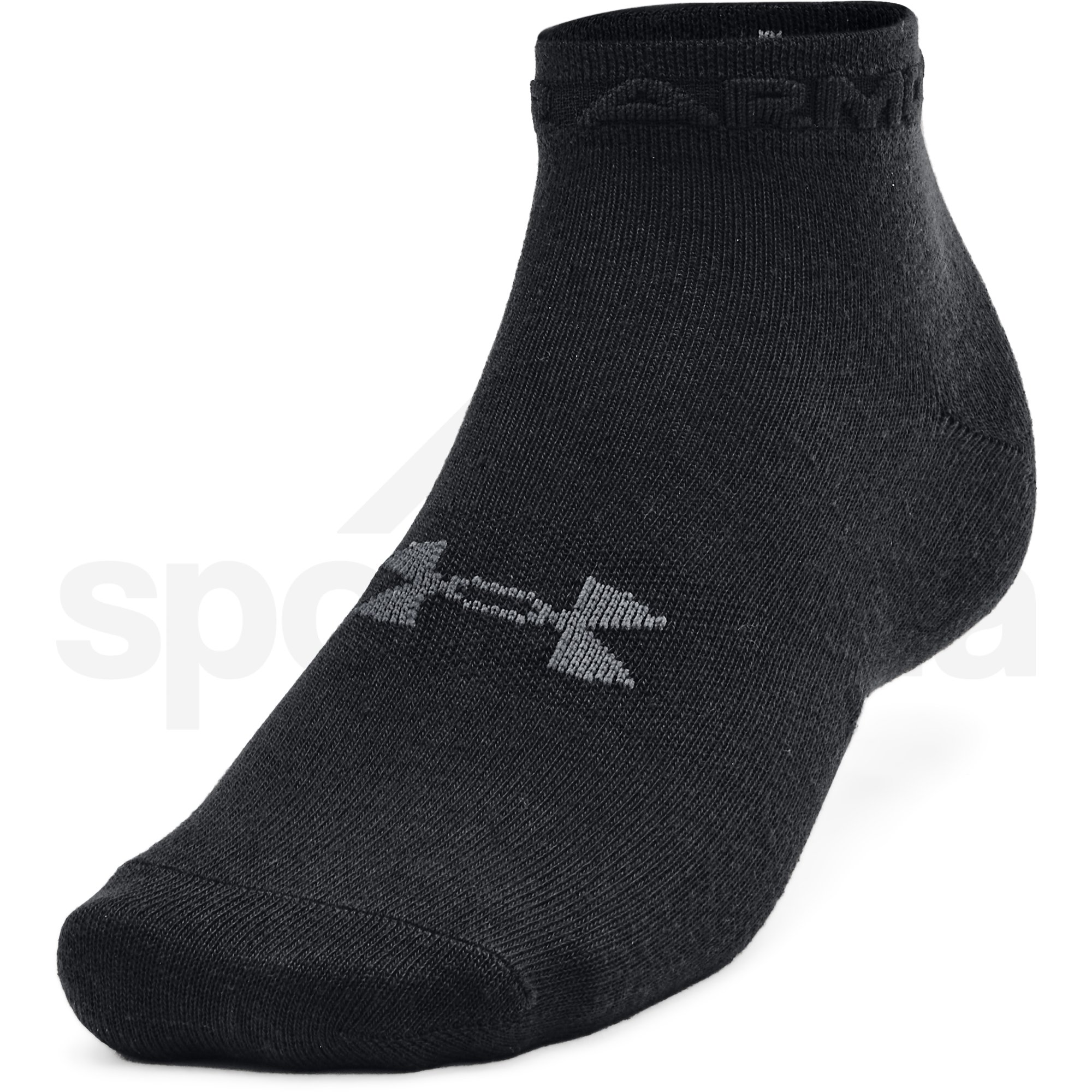 Ponožky Under Armour Essential Low Cut 3Pk 1365745-001 - černá