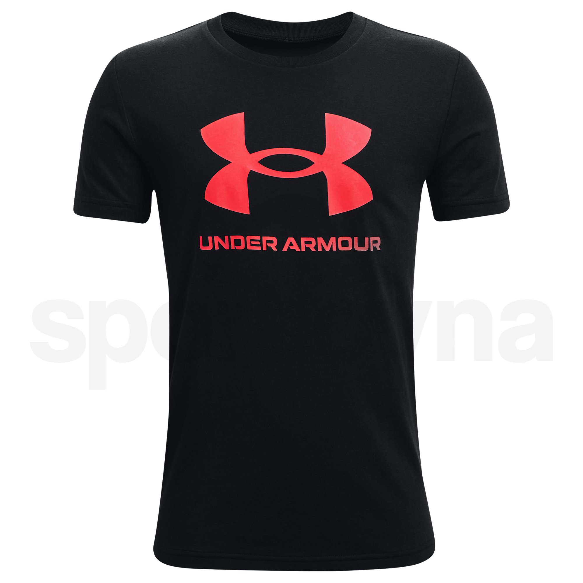 Tričko Under Armour Sportstyle Logo SS YM - černá