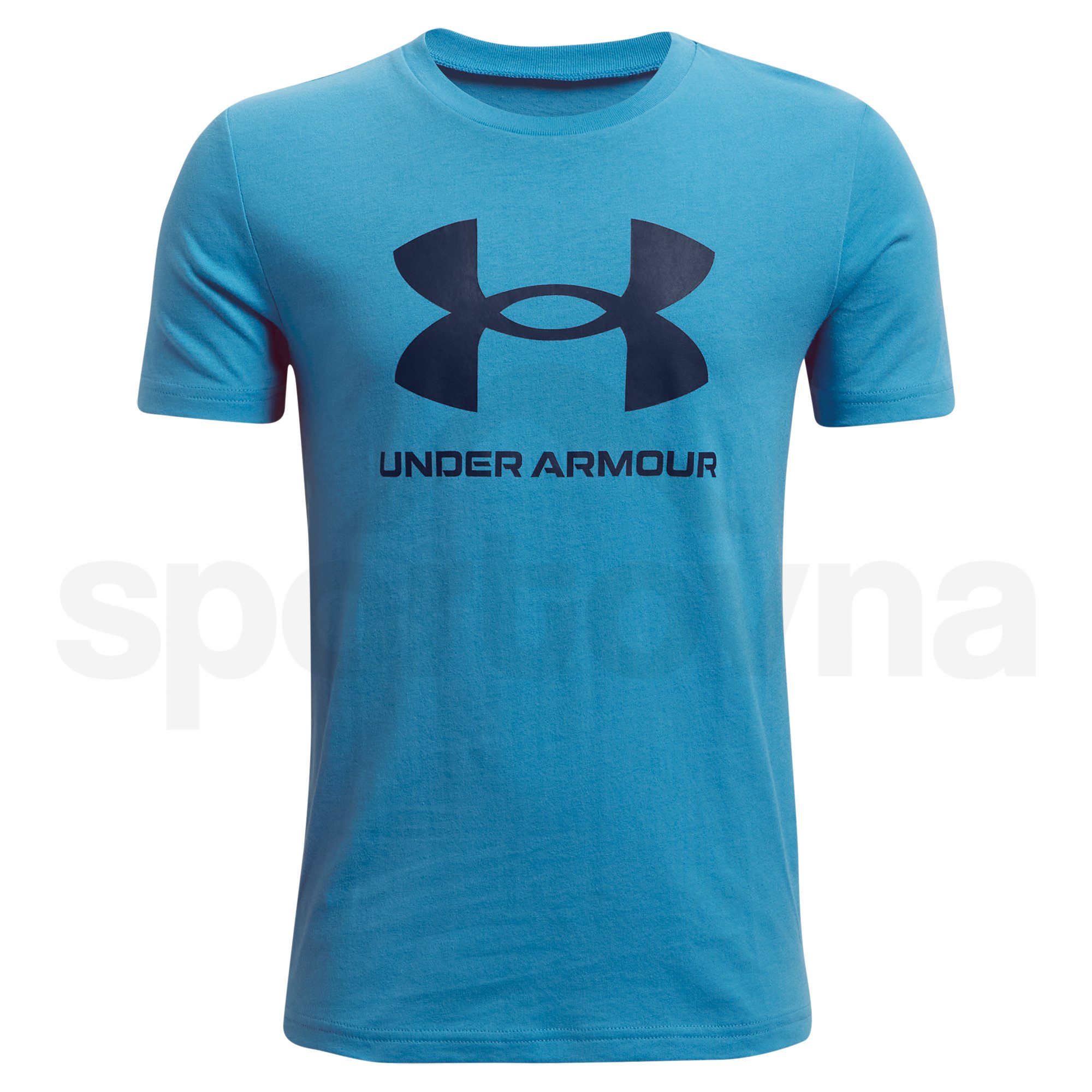 Tričko Under Armour Sportstyle Logo SS YM - modrá