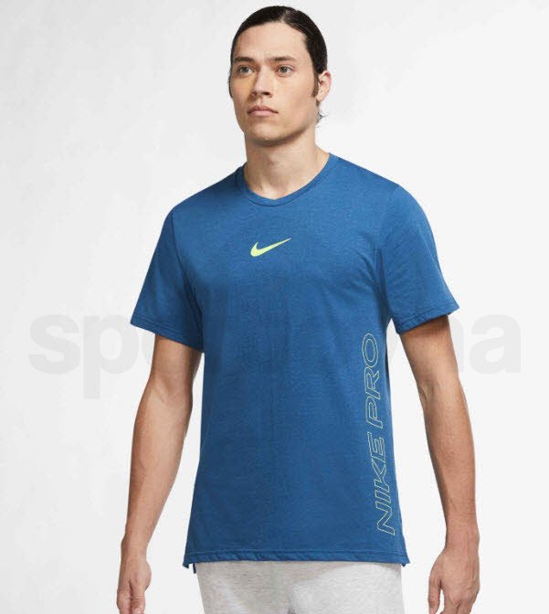 Tričko Nike NP DF NPC Burnout M - modrá