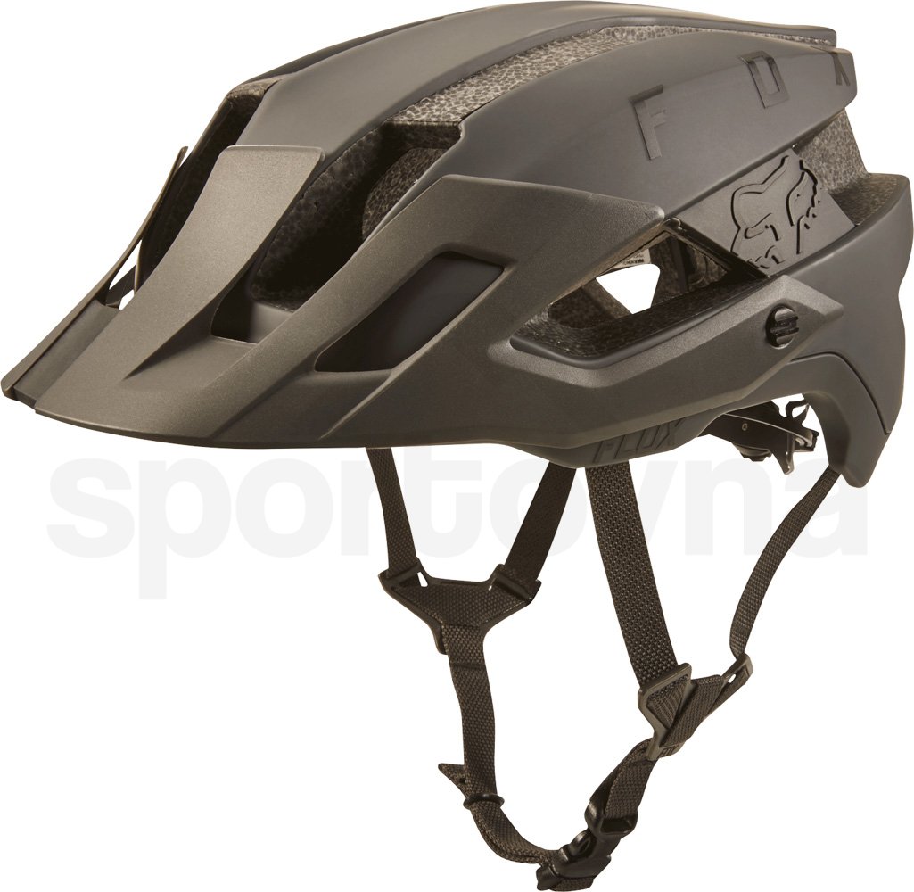 Cyklo helma Fox Racing Flux Helmed Solid - hnědá
