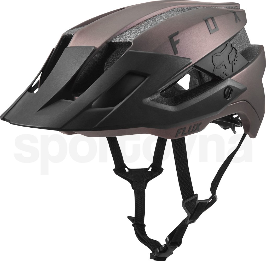 Cyklo helma Fox Racing Flux Helmed Solid - černá/hnědá