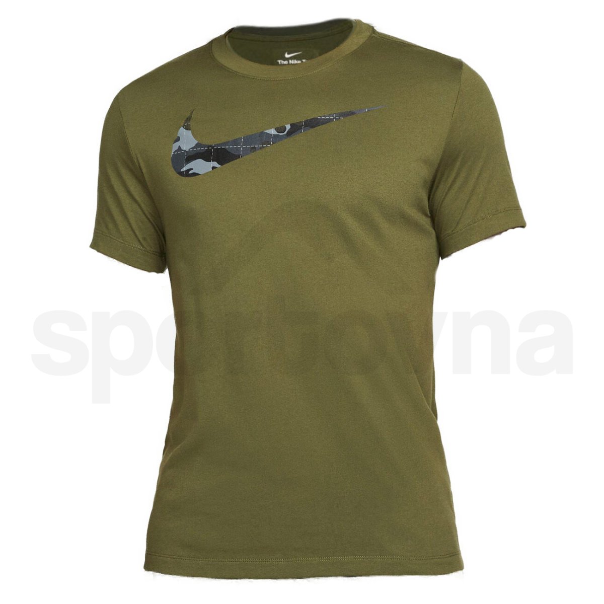 Tričko Nike Dry Camo Swoosh M - zelená